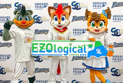 キタキツネ(フレップ)・エゾリス(ポリー)・クマ(B☆B)