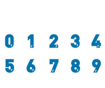 ミニ背番号ワッペン