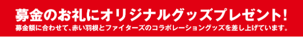 赤い羽根共同募金オリジナルグッズ