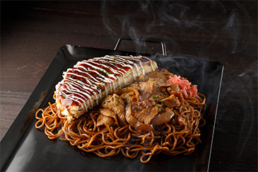 焼そば!お好み焼!豚生姜!近ちゃんの猛打賞焼