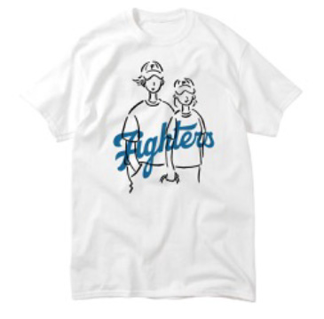 BRING×FIGHTERS エコTシャツ（線画）