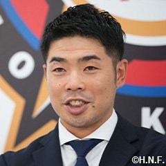 会見中の近藤健介選手