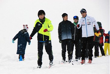 クロカンスキートレーニング体験の様子01