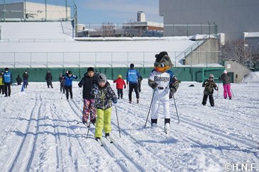 B・Bとスキー体験01