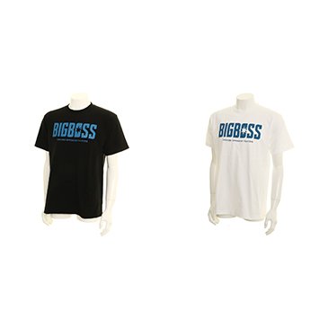 BIGBOSSロゴTシャツ(ブラック/ホワイト)