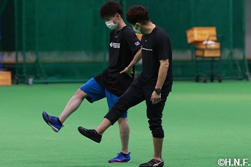 武井壮さんと五十幡選手