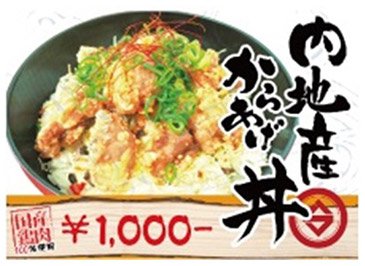 内地産からあげ丼