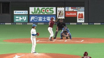 バックネット看板広告（右上）