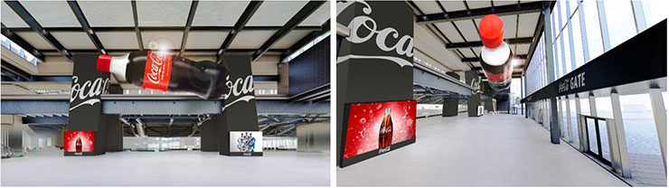 一塁ゲート　内側イメージ