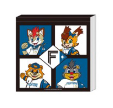 スクエアメモ帳 マスコット