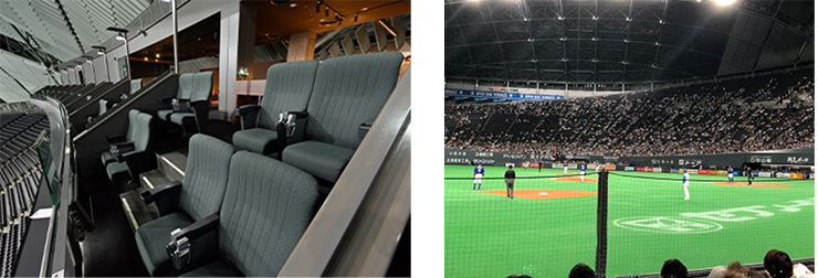 スイートシート/フィールドシート イメージ