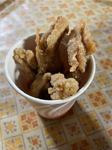 小肉のから揚げ
