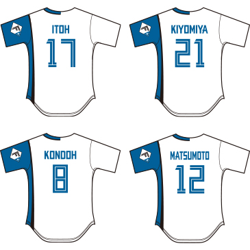 ホームユニフォームピンバッジ（ランダム）