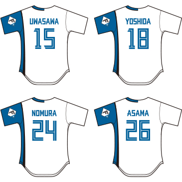 ホームユニフォームピンバッジ【全81種】