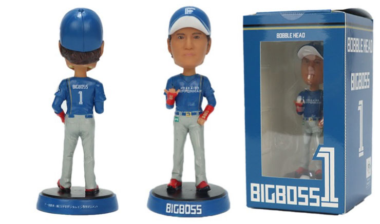 北海道日本ハムファイターズ BIGBOSS ボブルヘッド 北海道日本
