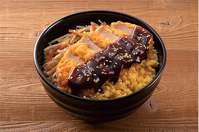 稲葉GM兼SCOの地元のごちそう甘だれみそカツ！丼