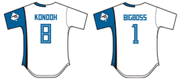 ホームユニフォームピンバッジ