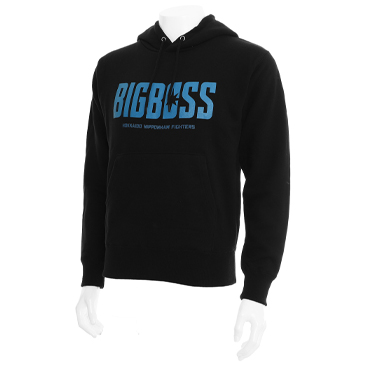 北海道日本ハムファイターズ BIGBOSS フーディー ブラック BIGBOSSロゴグッズ新発売！フーディーやリストバンド、アーム