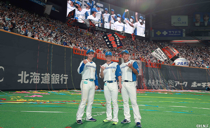 EPOCH　2022シーズンホーム最終戦セレモニー　北海道日本ハムファイターズ 札幌ドームでの19年間を締めくくる2022年ホーム最終戦セレモニー