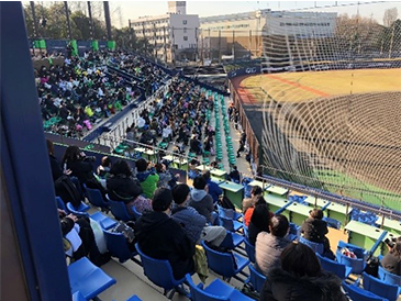 C指定席最上段からの眺め