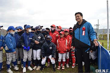 田中賢介SAと完成セレモニー01