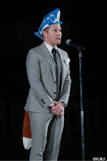 杉谷拳士選手の前進セレモニーの様子01