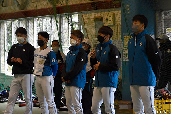 野球教室の様子01