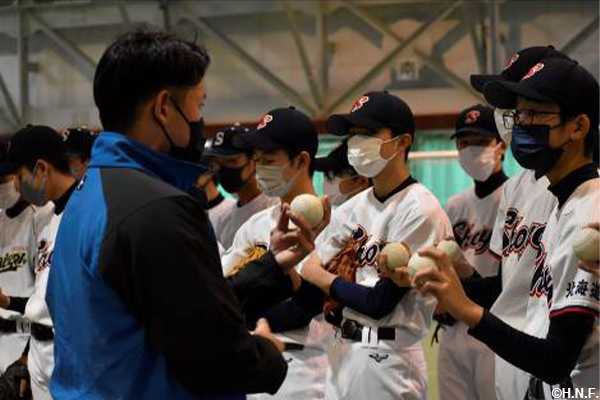 野球教室の様子04