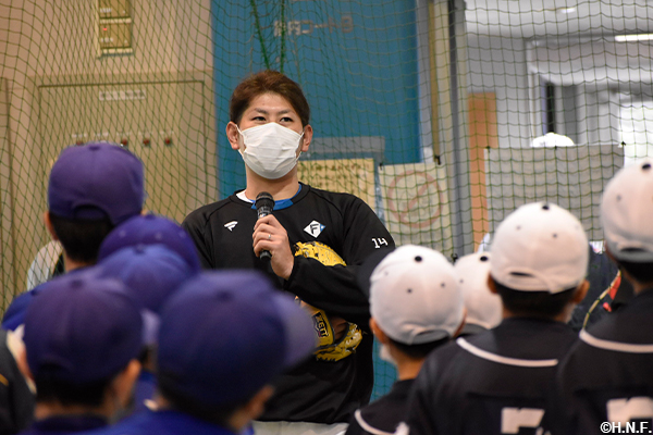 野球教室の様子06