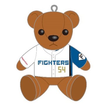 ユニフォームベアキーチェーン（ホーム）