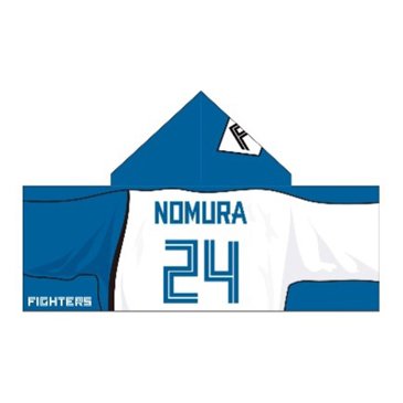 ファイターズロゴ フード付きタオル