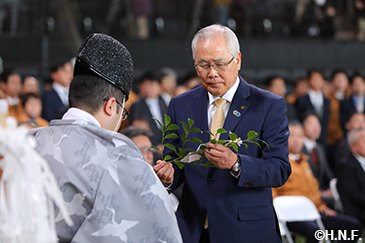 エスコンフィールドの竣工式 04