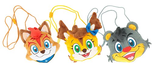 ぬいぐるみポシェット（フレップ/ポリー/B・B）