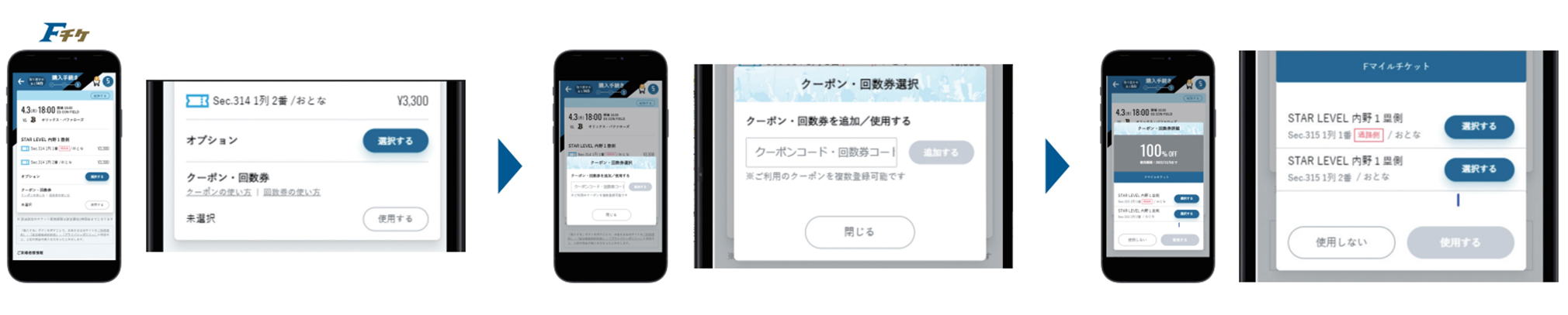 Fマイルチケット交換方法