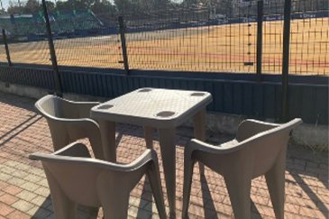 ペットと観戦!テーブル付シートの様子01