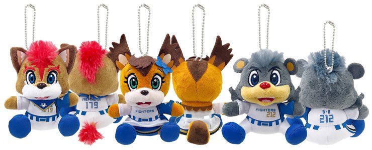 おすわりぬいぐるみキーチェーン