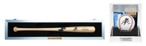 松本剛選手サイン入りバットやボール