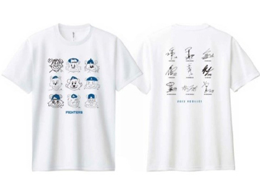 2023ルーキー画伯C・B似顔絵Tシャツ