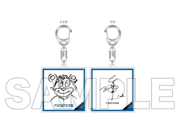 2023ルーキー画伯C・B似顔絵キーホルダー