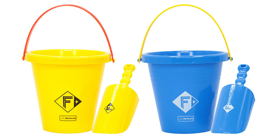 バケツ＆シャベルセット（黄/青）