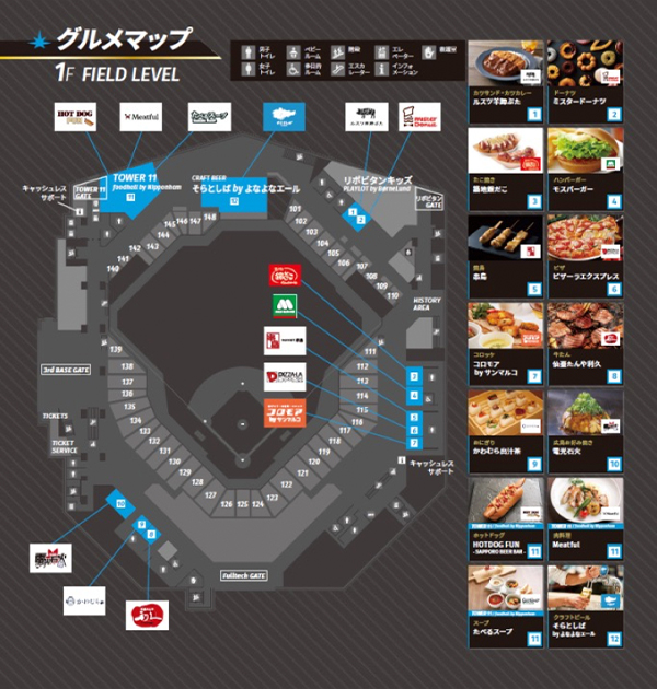 グルメマップ1F