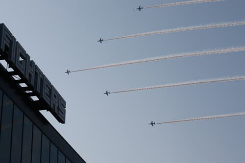 ブルーインパルスの様子