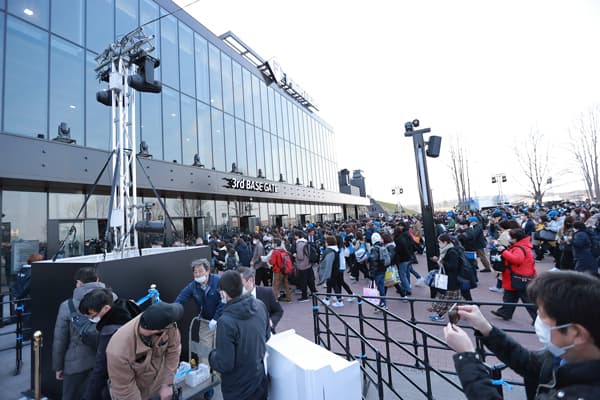 エスコンフィールド開場