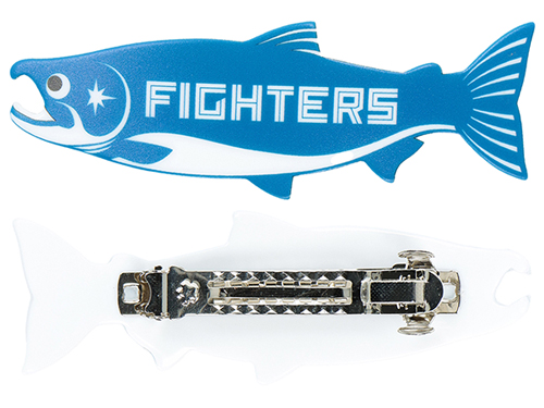 しゃけまるバレッタ