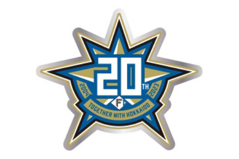 「HOKKAIDO 20th MEMORIAL YEAR」ピンバッジ