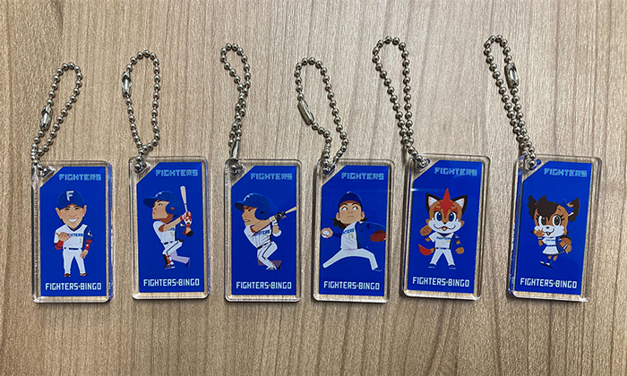 アクリルボールキーチェーン