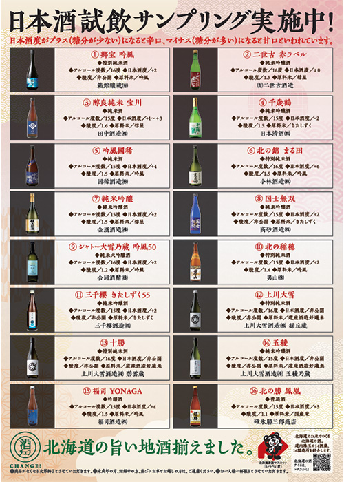 酒チェン特設コーナー チラシ裏