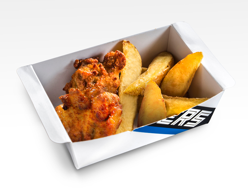 ルスツ羊蹄ぶた　豚ヒレザンギ＆フライドポテト