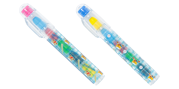 ロケットクレヨン（ピンク/ブルー）