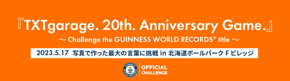 TXT garage. 20th. Anniversary Game.